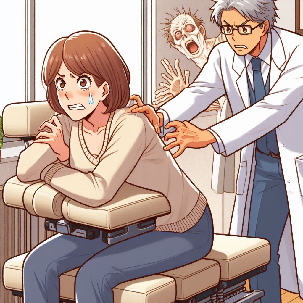 今の起き上がり方で骨格が歪みましたよ│脅す整体院に技術はありません